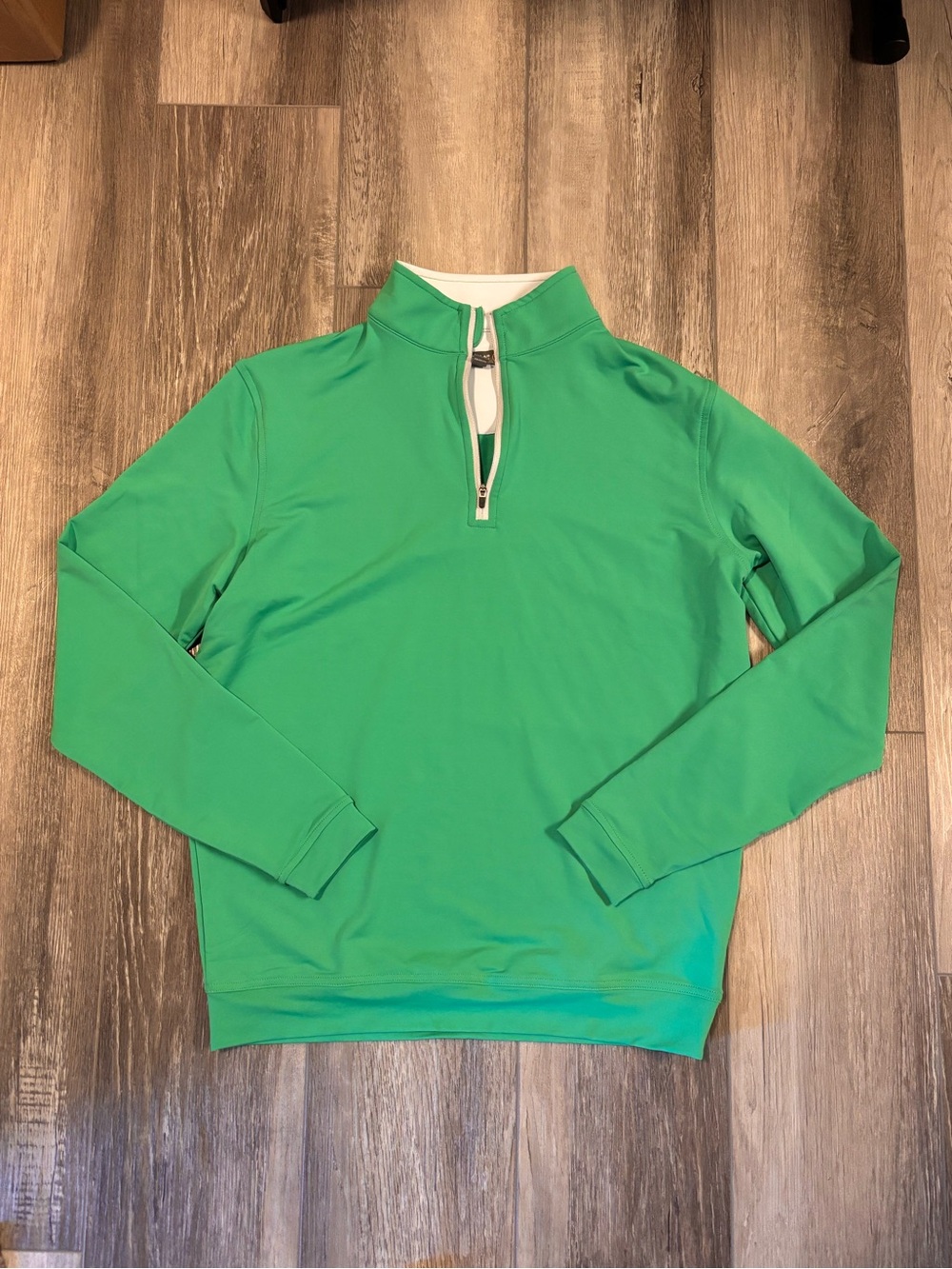 👑Peter Millar👑 Summer Comfort Green Quarter-Zip Pullover